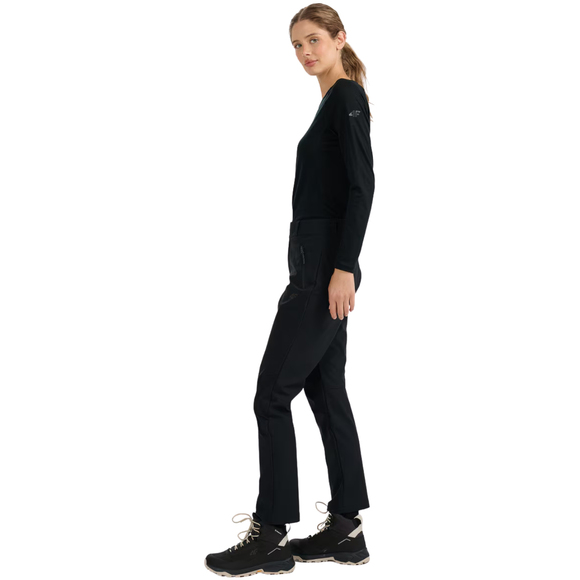 Spodnie trekkingowe damskie 4F softshell FNK F0988 głęboka czerń 4FWAW25TFTRF0988 20S