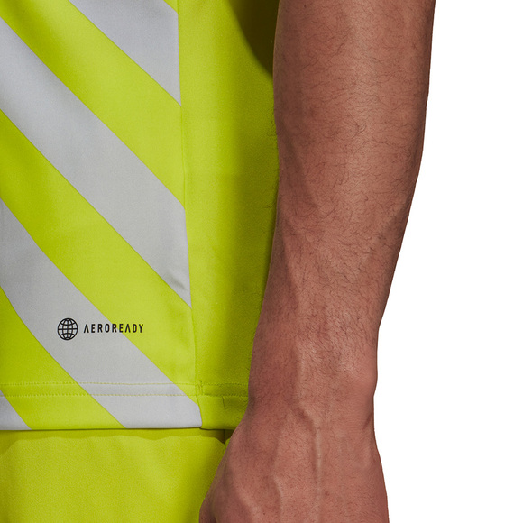 Koszulka męska adidas Entrada 22 Graphic Jersey żółto-szara HF0118