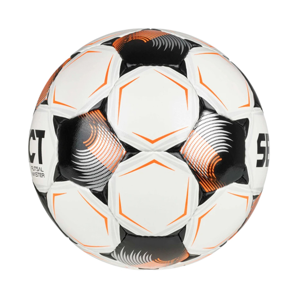 Piłka nożna Select Futsal Master grain v26 FIFA Basic biało-czarno-pomarańczowa 1014386/310020
