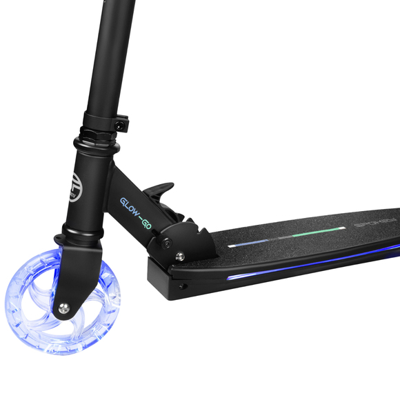 Hulajnoga Spokey Glow-Go czarna 944778