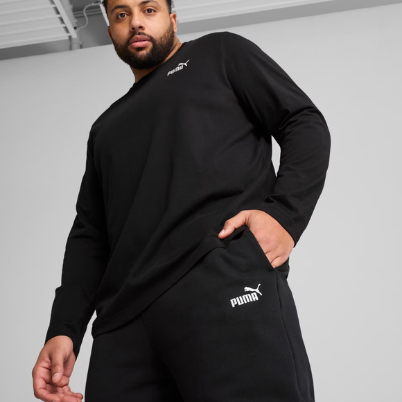 Spodnie męskie Puma ESS No. 1 Logo Slim czarne 682642 01