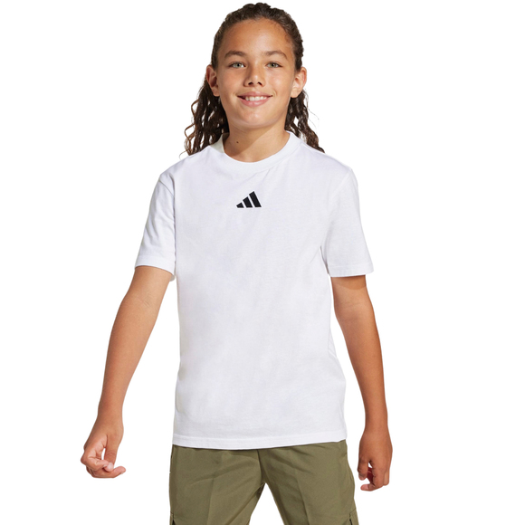 Koszulka dla dzieci adidas Essentials biała JC9774