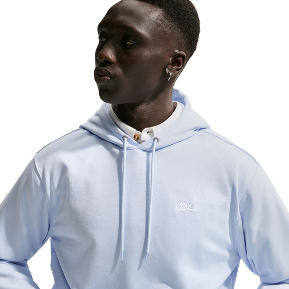 Bluza męska Nike Club FT PO Hoodie błękitna FN3866 407