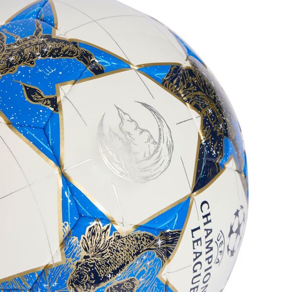 Piłka nożna adidas UCL Pro Sala 25/26 League Stage biało-niebiesko-złota JP1546