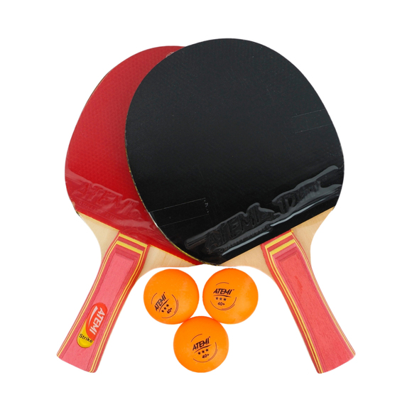 Zestaw rakietek do ping ponga Atemi Strike 2 rakietki,3 piłeczki***