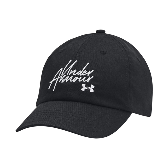 Czapka z daszkiem damska Under Armour Sportstyle Adj OSFM czarna 1369790 003