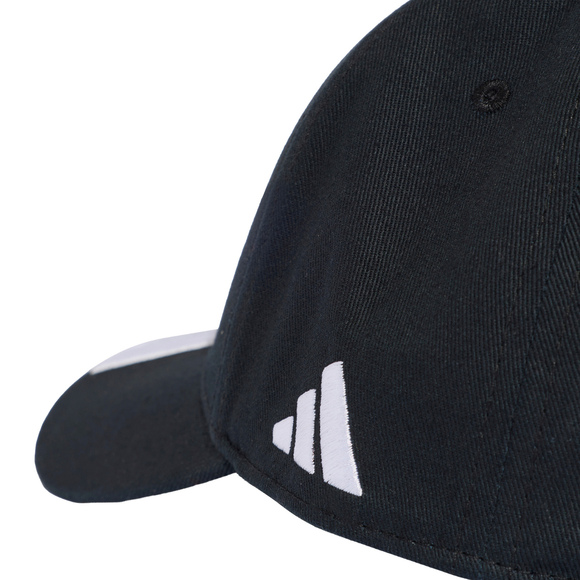 Czapka z daszkiem dla dzieci adidas Manchester United czarna KT0654