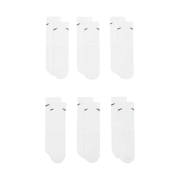 Skarpety dla dzieci Nike Everyday Cush Crew 6 par białe SX6910 100