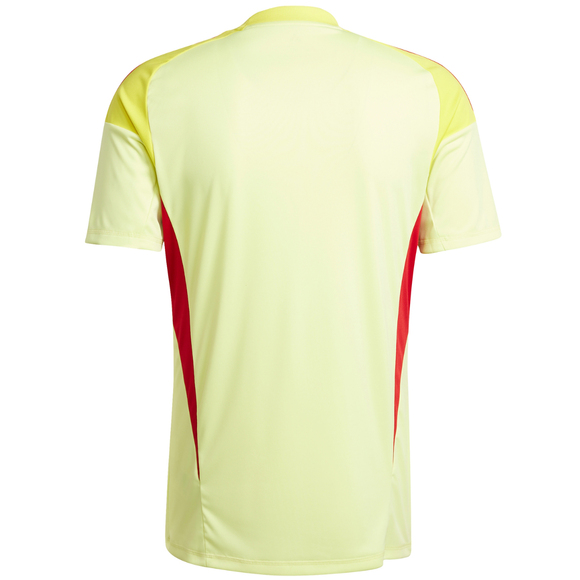 Koszulka bramkarska męska adidas Tiro 25 Competition Short Sleeve limonkowo-czerwona JN2016 