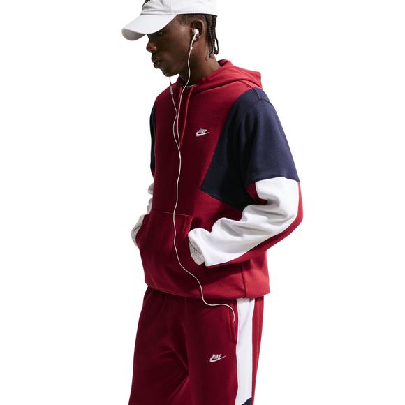 Dres męski Nike Sportswear Club bordowy HV1165 613