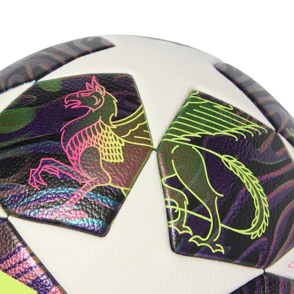 Piłka nożna adidas UCL 25/26 Final Competition biało-fioletowa JX9096