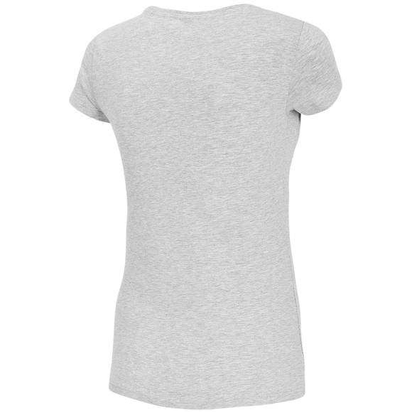 Koszulka damska 4F chłodny jasny szary melanż NOSH4 TSD001 27M