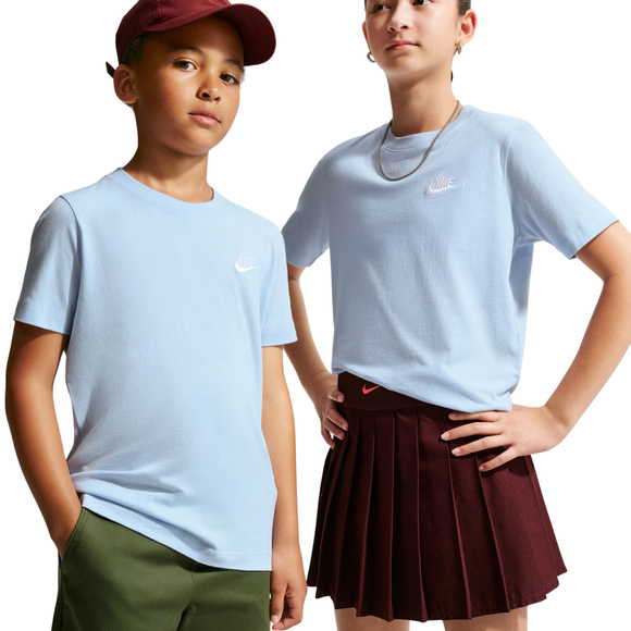 Koszulka dla dzieci Nike Sportswear błękitna FZ5177 407