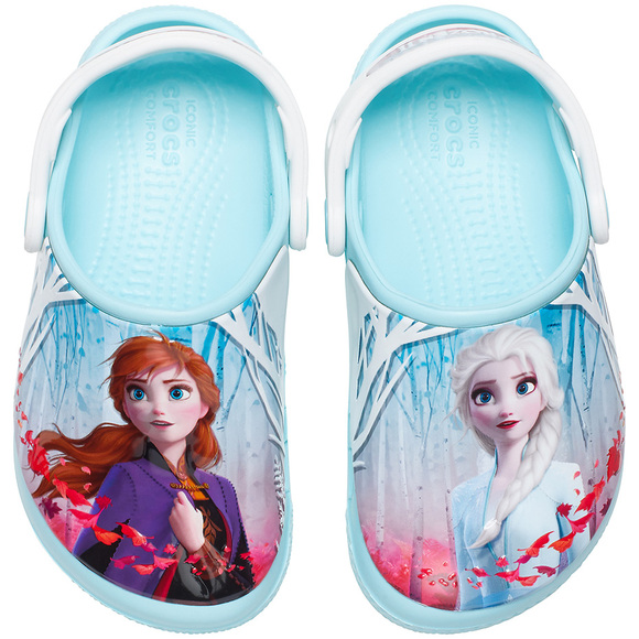 Chodaki dla dzieci crocs Fl Ol Disney Frozen 2 Clog błękitne 206167 4O9