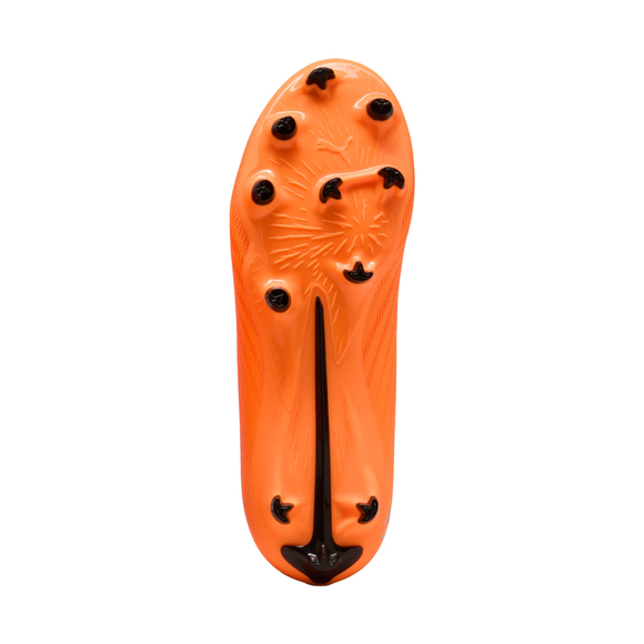 Buty piłkarskie dla dzieci Puma Ultra 6 Play FG/AG Heat Fire pomarańczowe 108533 03