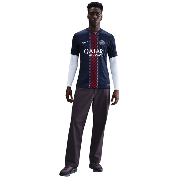 Koszulka męska Nike PSG Dri-Fit Jersey SS Stadium Home granatowa HJ4593 411