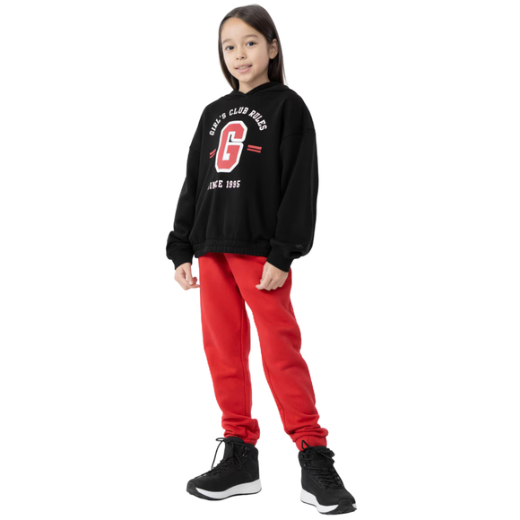 Spodnie dla dziewczynki 4F czerwone HJZ22 JSPDD002 62S