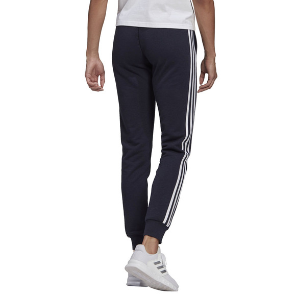 Spodnie damskie adidas Essentials Slim Tapered Cuffed Pant granatowe GM8736