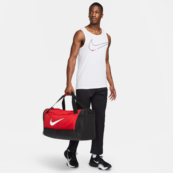 Torba Nike Brasilia 9,5 Training Duffel M czerwono-czarna DH7710 657