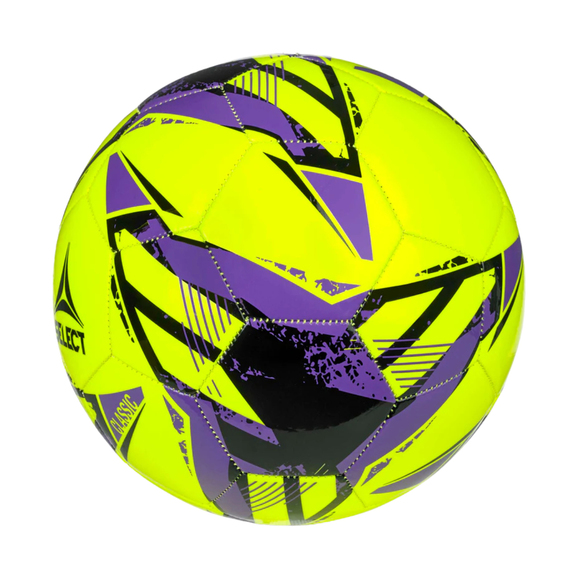 Piłka nożna Select Classic v26 żółto-fioletowo-czarna 160076