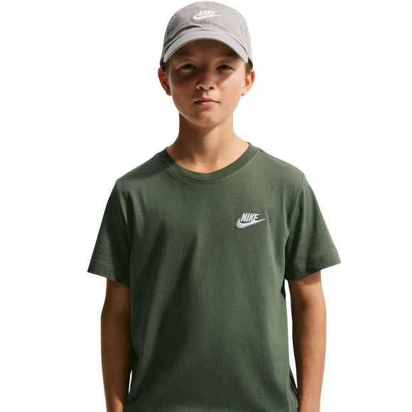 Koszulka dla dzieci Nike Sportswear zielona FZ5177 305