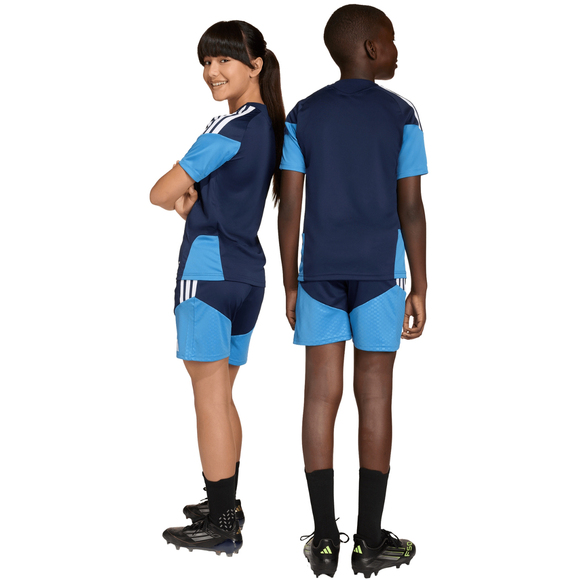 Spodenki dla dzieci adidas Tiro 26 Competition Training granatowo-błękitne JL8917