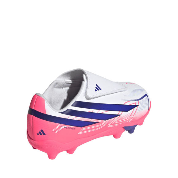 Buty piłkarskie dla dzieci adidas F50 Hyperfast Club Velcro FG/MG KK1345