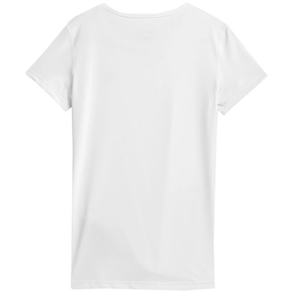 Koszulka damska funkcyjna 4F biała H4L22 TSDF352 10S