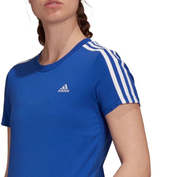 Koszulka damska adidas Loungewear Ess niebieska H07815
