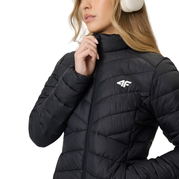 Kurtka damska 4F F0855 głęboka czerń 4FWSS26TDJAF0855 20S