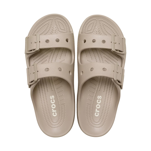 Klapki damskie Crocs Saturday Sandal beżowe 213586 214