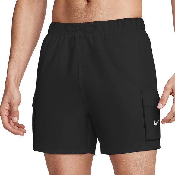 Spodenki kąpielowe Nike Voyage Solid Essenti czarne NESSG454 001