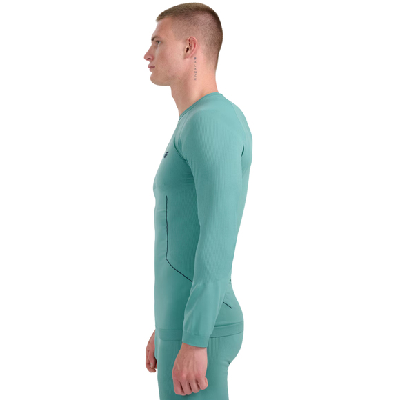 Koszulka termoaktywna męska M233 morska zieleń 4FWAW25USEAM233 46S