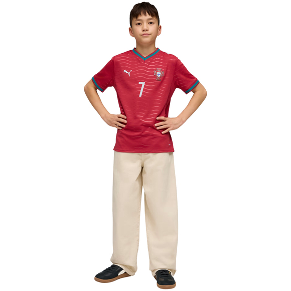 Koszulka dla dzieci Puma Portugalia FPF Home Jersey Replica 788144 77