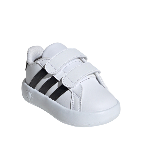 Buty dla dzieci adidas Grand Court 2.0 biało-czarne ID5271