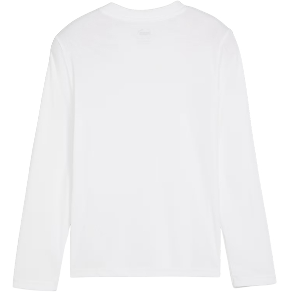 Koszulka dla dzieci Puma TeamGOAL Baselayer Tee Longsleeve biała 659041 04