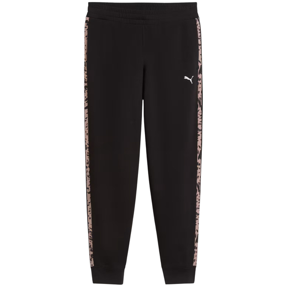 Spodnie damskie Puma ESS Graphic Animal Comfort czarne 692464 01