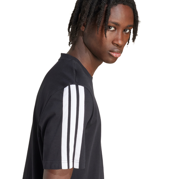 Koszulka męska adidas 3-Stripes czarna JV6783