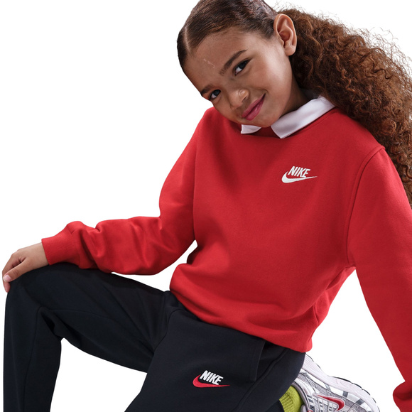 Spodnie dla dzieci Nike Sportswear Club Fleece czarne FD3008 015