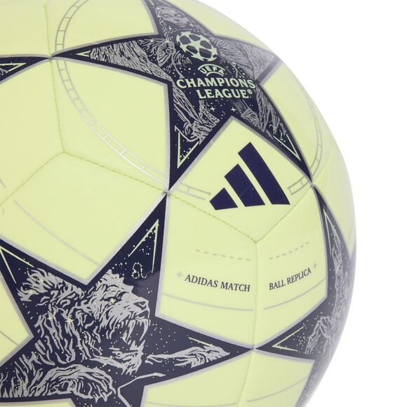 Piłka nożna adidas UCL Club Real Madryt żółto-szara JN7307