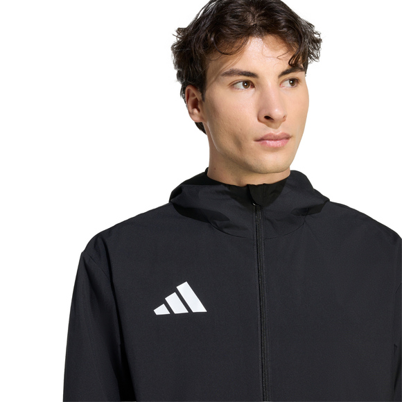 Kurtka męska adidas Entrada 26 All Weather czarna JZ9101