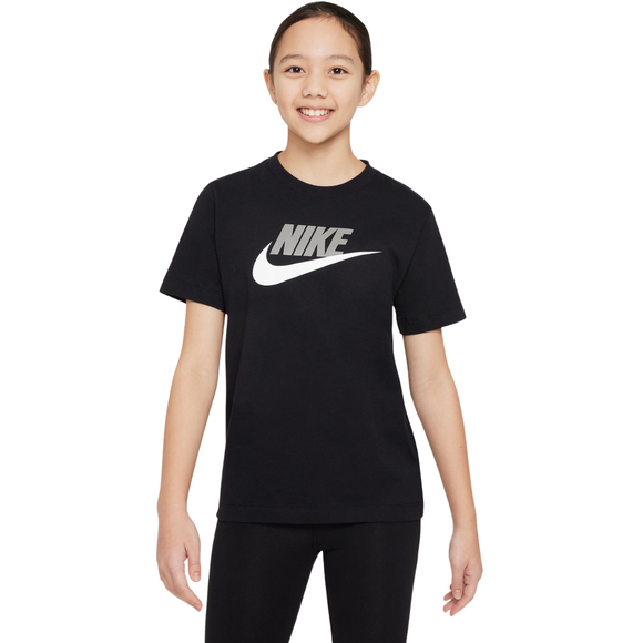 Koszulka dla dzieci Nike Sportswear czarna FZ5178 010