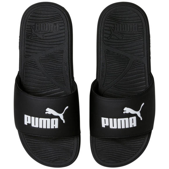 Klapki męskie Puma Cool Cat 2.0 czarno-białe 389110 01