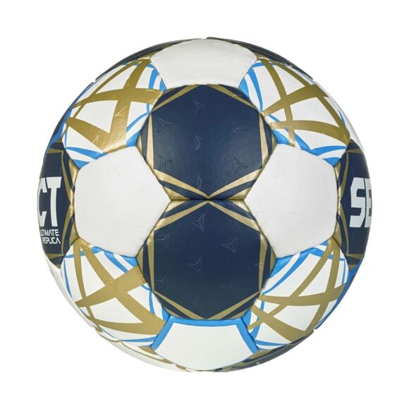 Piłka ręczna Select Ultimate Champions League Replica 1 v25 Official EHF biało-granatowo-złota 13519