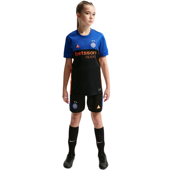 Koszulka dla dzieci Nike Inter Mediolan 2026 Stadium SE czarno-niebieska IB3536 413