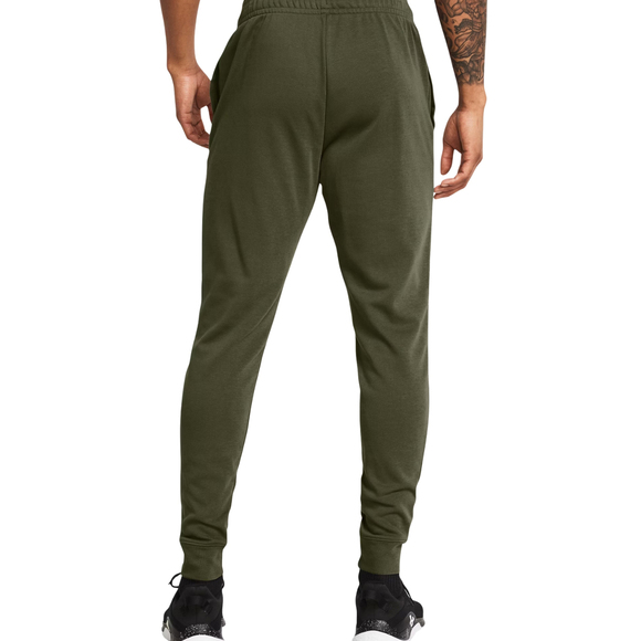 Spodnie męskie Under Armour Rival Terry Jogger khaki 1380843 390 