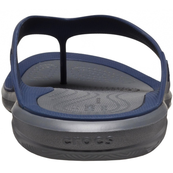 Klapki Crocs Swiftwater Wave Flip M granatowo-szare 206242 4HE