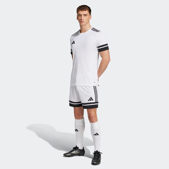 Spodenki męskie adidas Squadra 25 biało-czarne JH3412