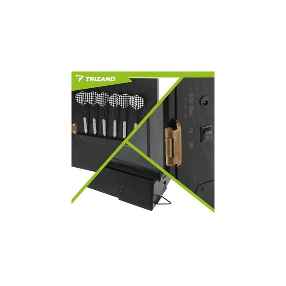 Tarcza dart elektroniczna TRIZAND z szafką