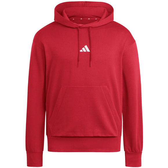 Bluza męska adidas Essentials Feelcozy Hoodie czerwona KC0907